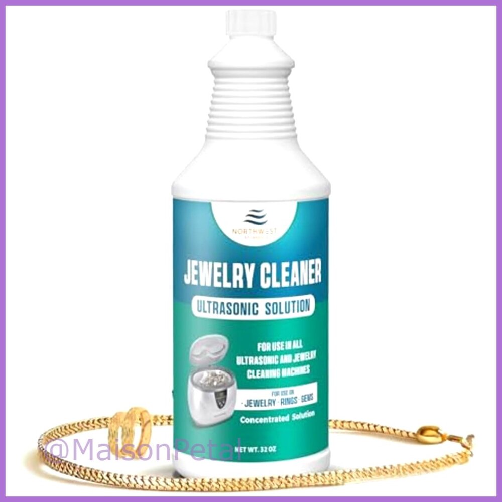 Ultrasonic Jewelry Cleaner Solution for Gold Silver Platinum Diamonds